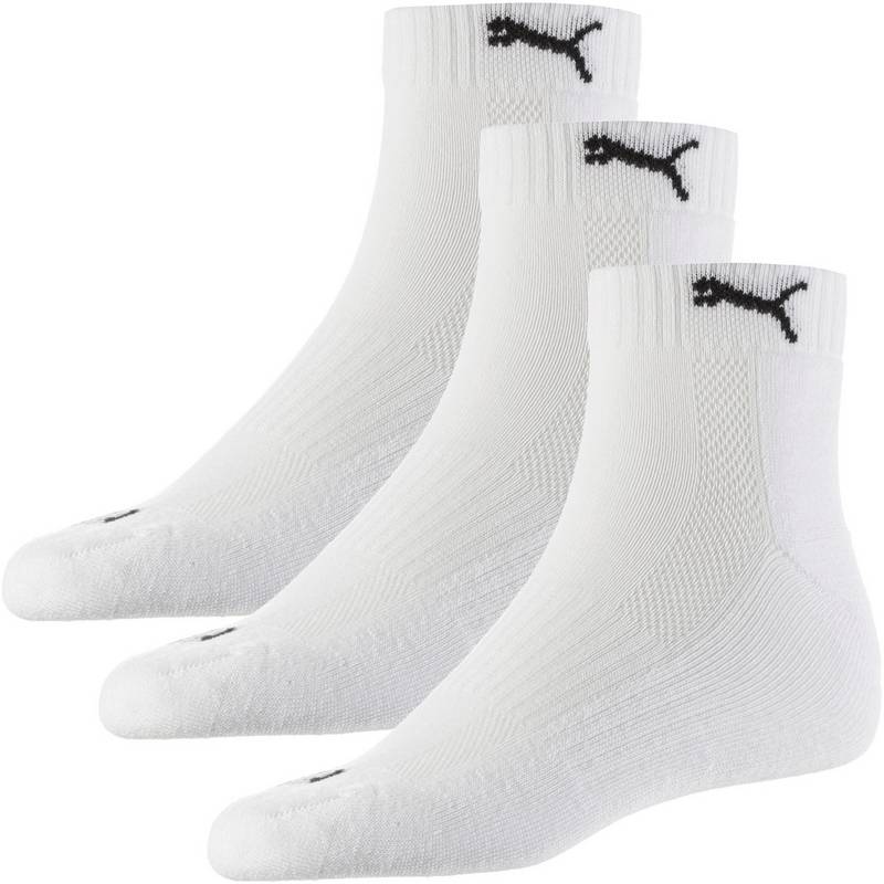 PUMA Cushioned Quarter 3er Pack Socken
