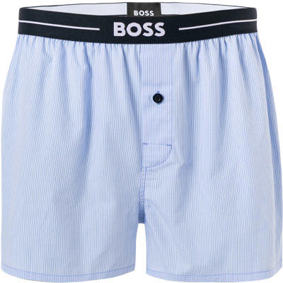 BOSS Black, Boxershorts, Baumwolle, hellblau