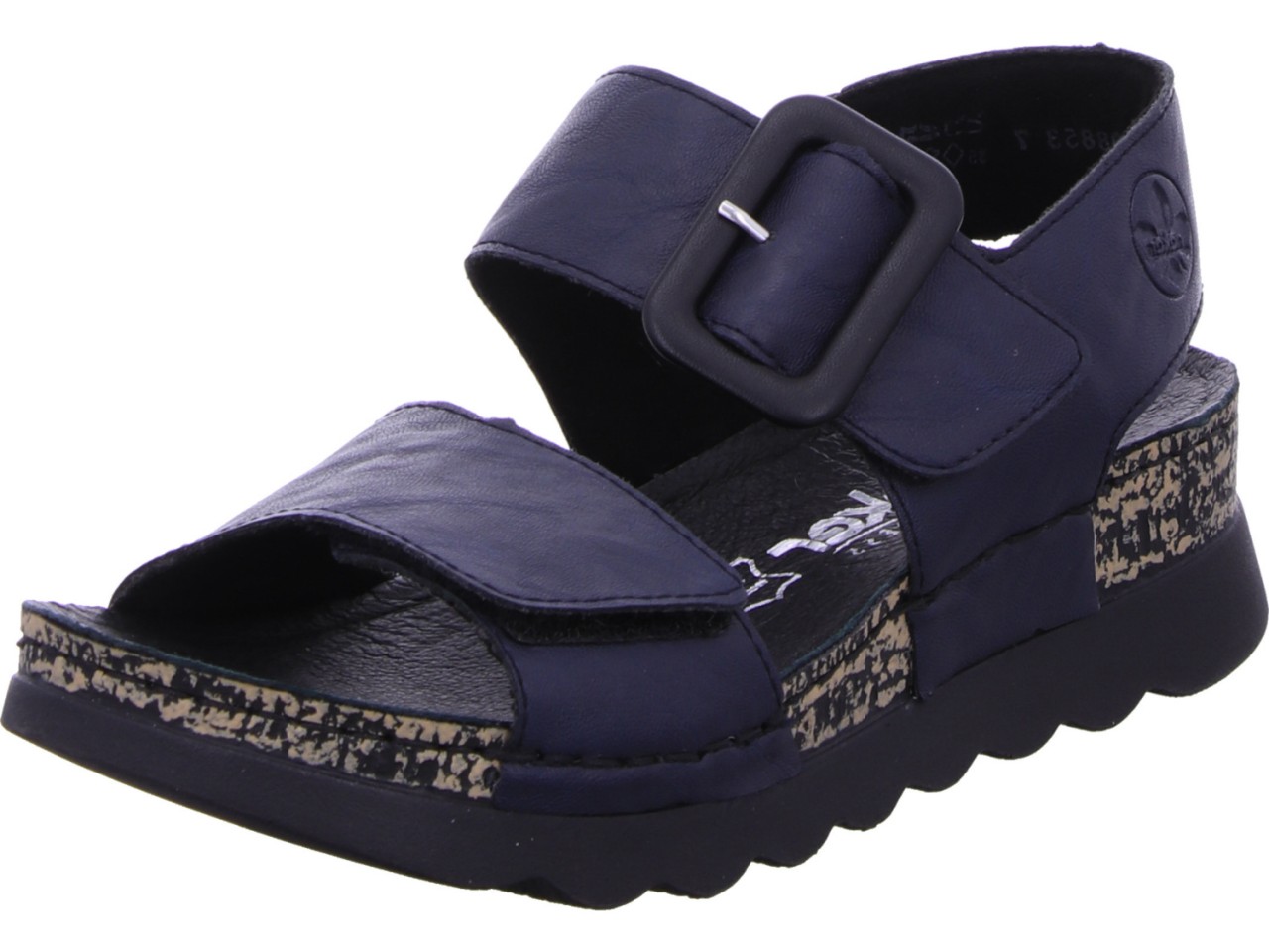RIEKER Klassische Sandalen blau
