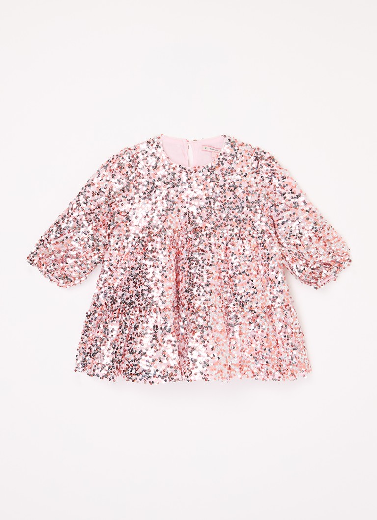 Konges Sløjd Robe tunique lilas à sequins