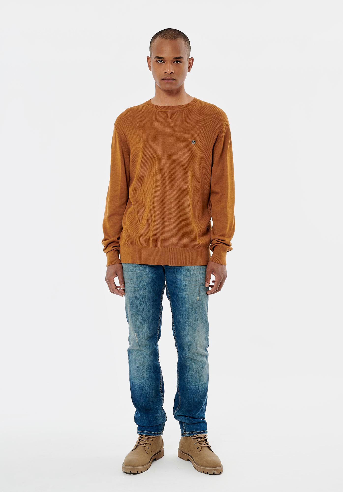 VIYO   Pull marron homme