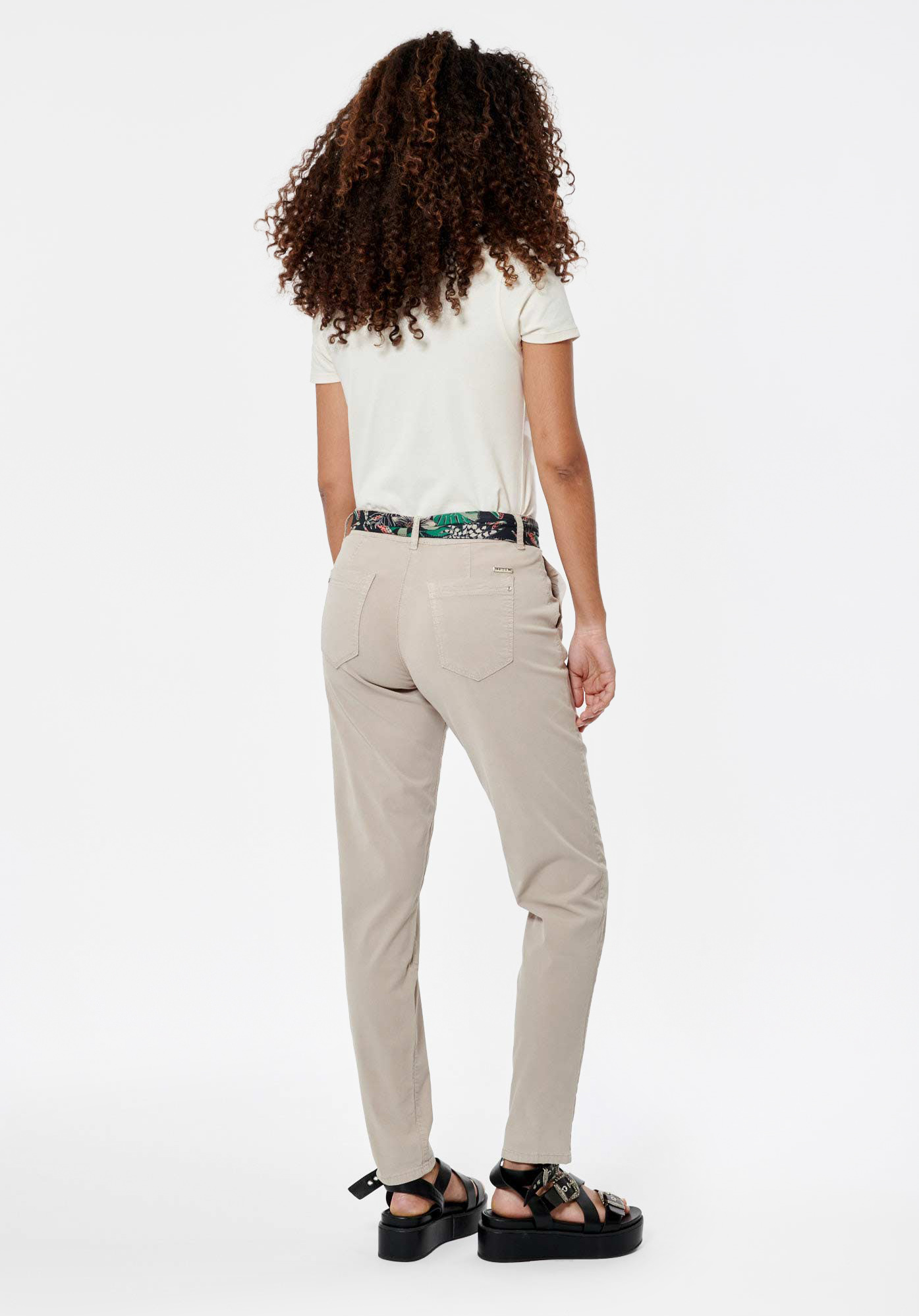 ALBAN  Pantalon beige Femme