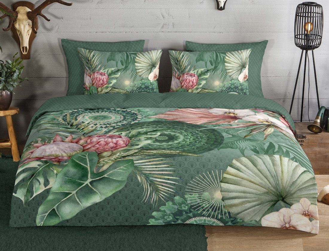 Wendebettwäsche Biber Bettwäsche, hip, Biber, 2 teilig, Mandalas Blumen kuschelig warm & weich