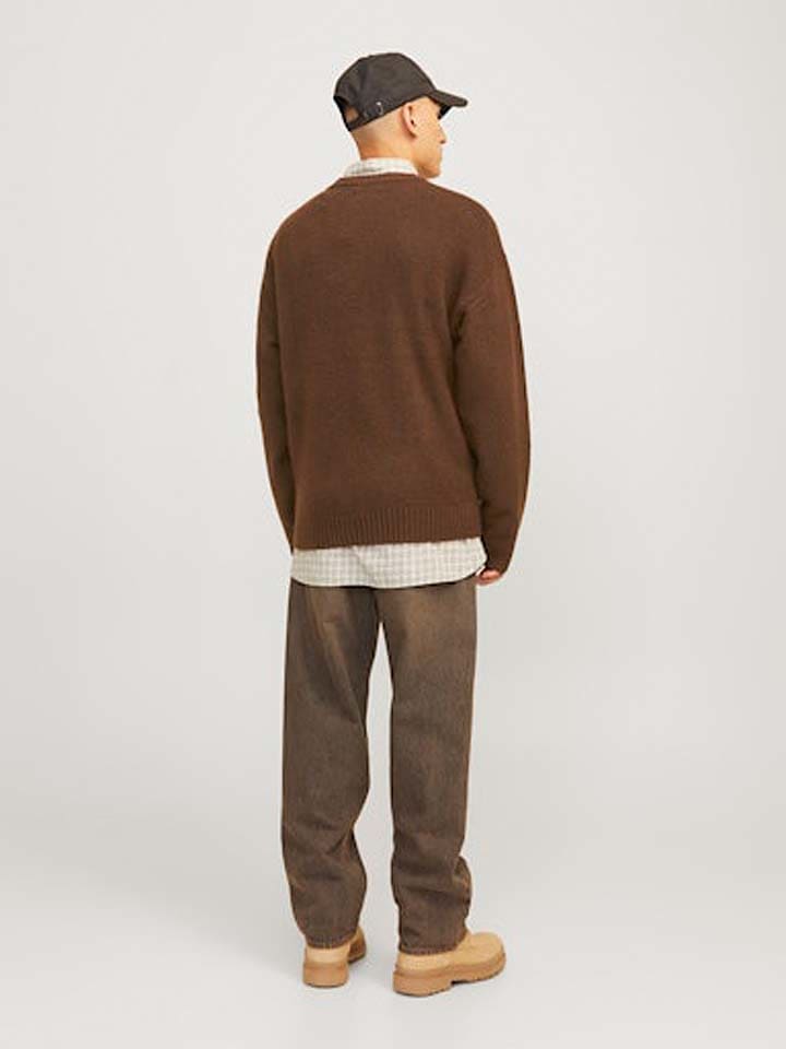 Jack & Jones Pullover in Hellbraun günstig kaufen