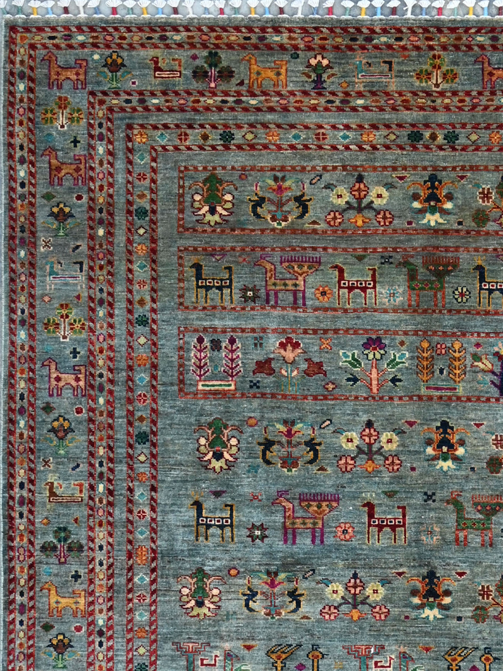 Chobi Schal ca. 157 x 202 cm, Unikat / Einzelstück