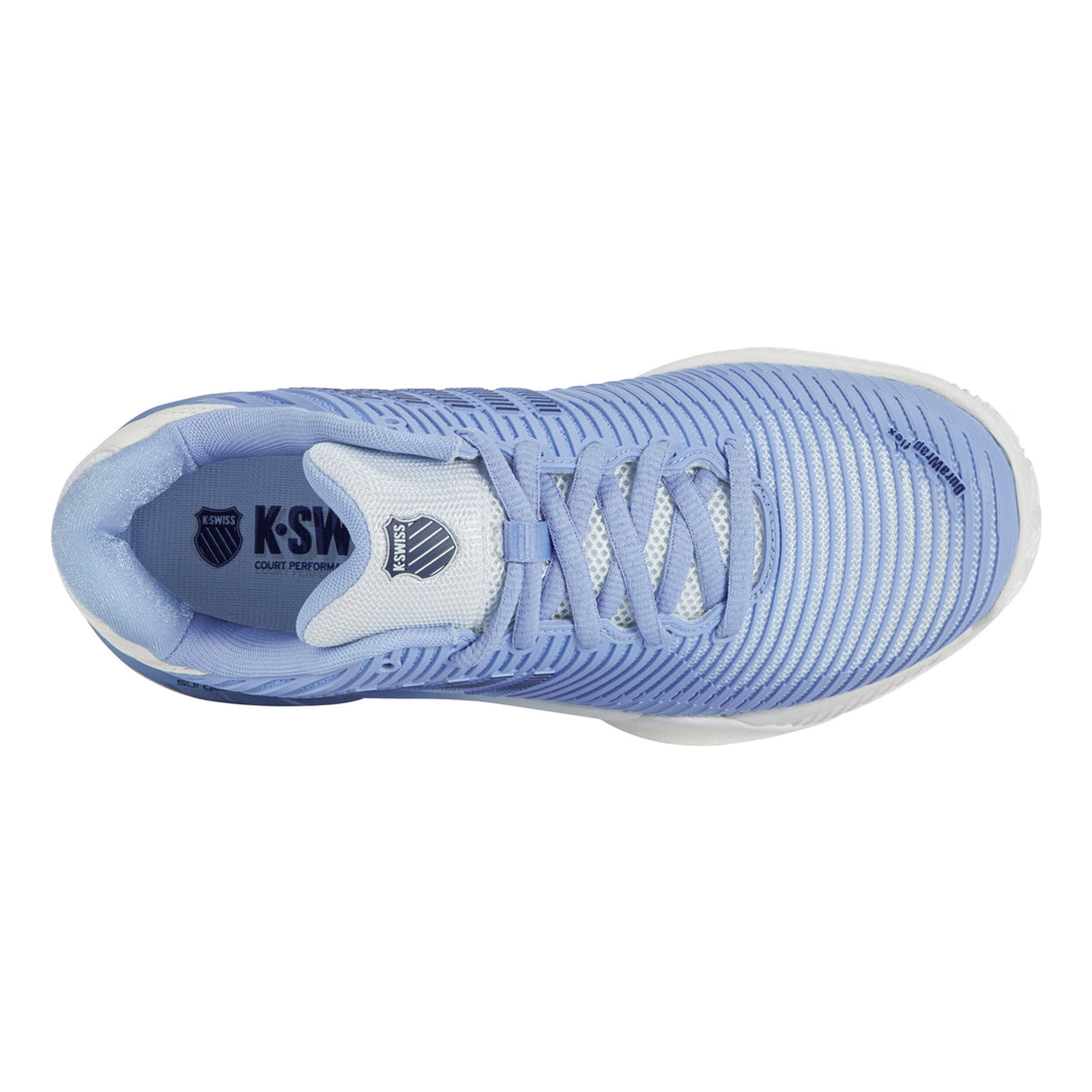Hypercourt Express 2 Sandplatzschuh Damen - Hellblau, Weiß