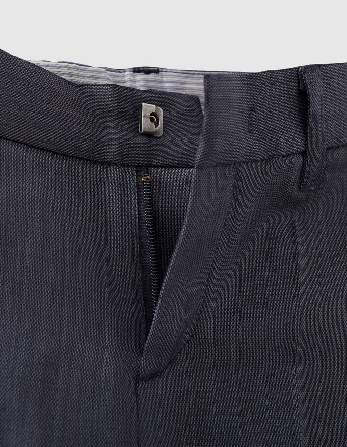 Pantalon de costume marine faux-uni garçon