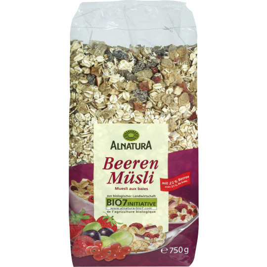 Alnatura Bio Beeren Müsli 750G