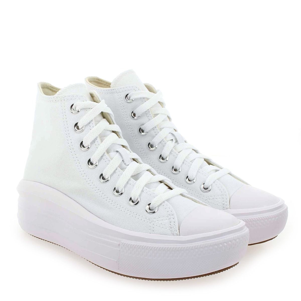 Converse  CHUCK TAYLOR ALL STAR MOVE PLATFORM - Blanc