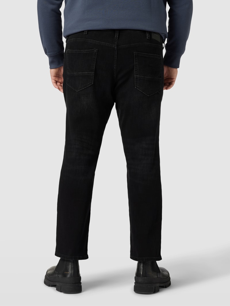 PLUS SIZE Slim Fit Jeans mit Stretch-Anteil in schwarz