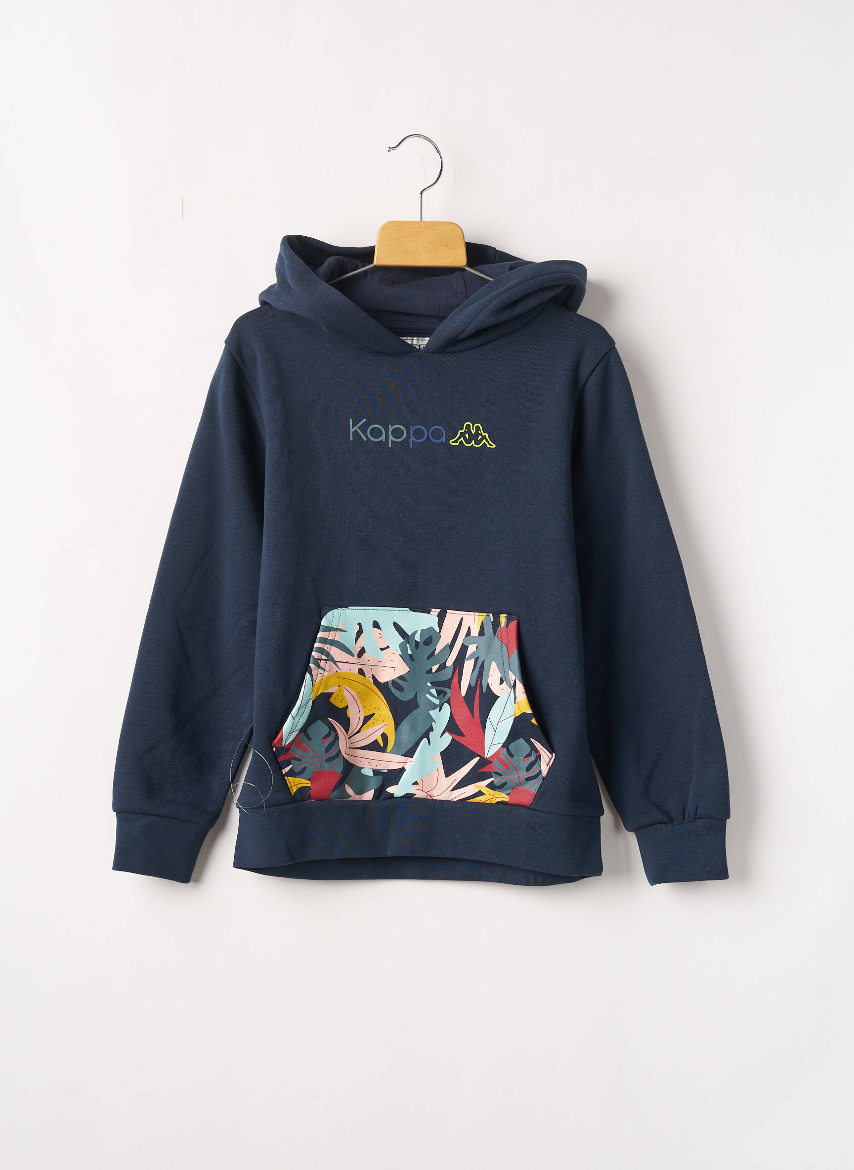 Kappa Sweat Capuche Fille couleur bleu