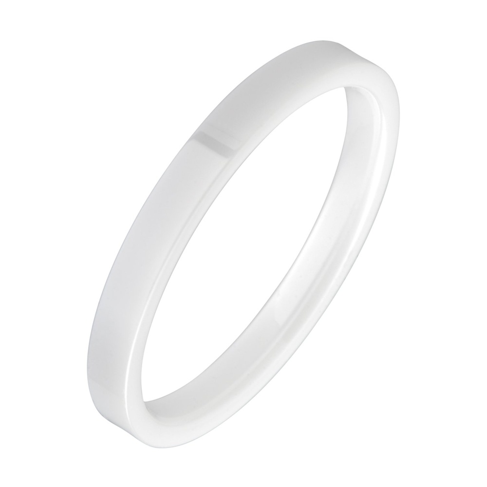 Bering Bague pour femme Céramique blanche Bague