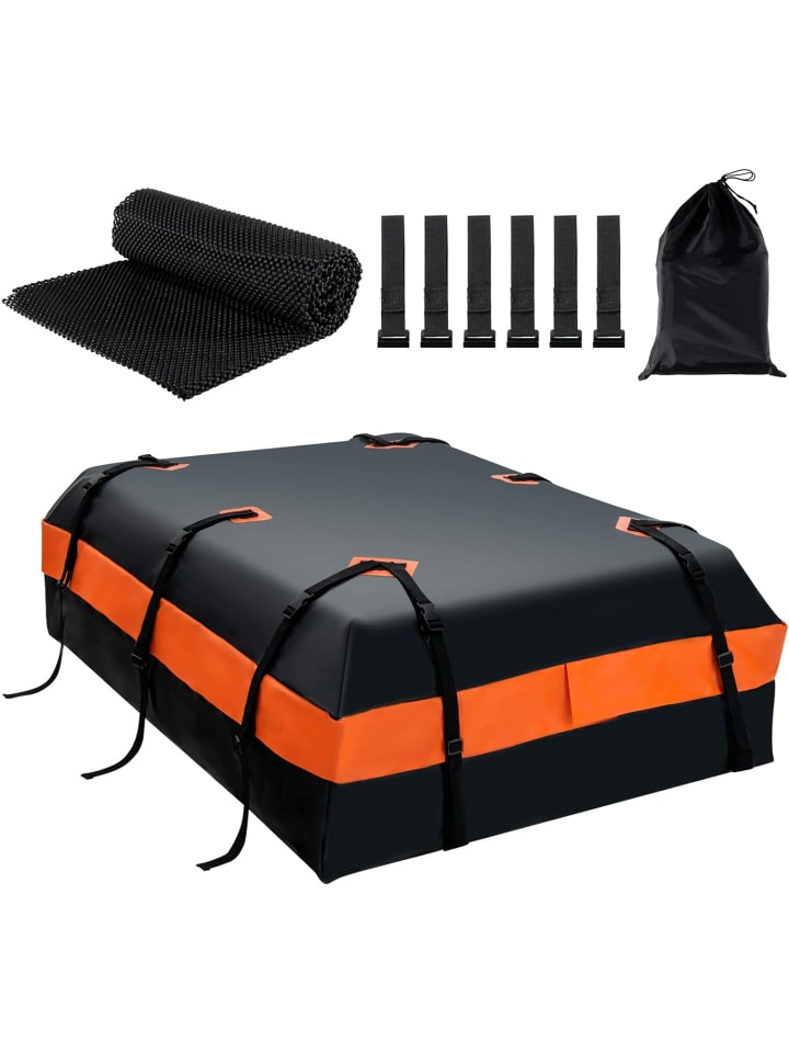 COSTWAY 50 L Dachbox für Auto in Schwarz günstig kaufen 100 cm