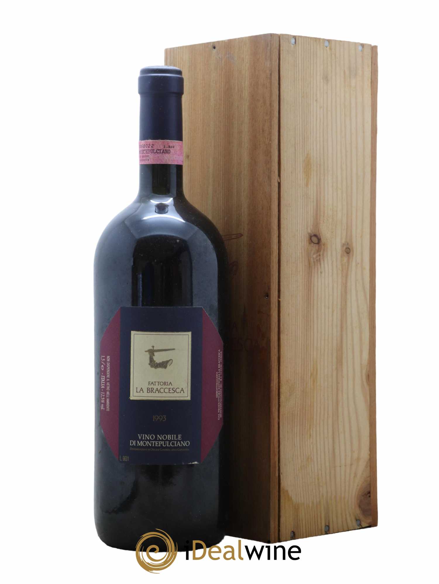 IGT Toscane Vino Nobile di Montepulciano Fattora la Braccesca 1993 - Lot de 1 Magnum