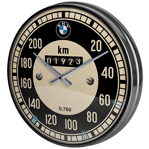 Nostalgic Art Wanduhr 31cm, Motiv "BMW - Tacho", 1 Stück - ATU