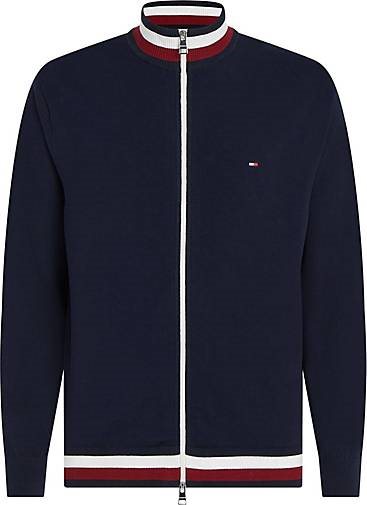 TOMMY HILFIGER Herren Strickjacke GLOBAL STRIPE