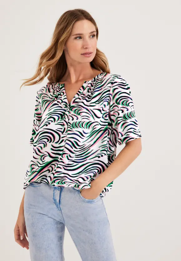 CECIL Print Viskose Bluse