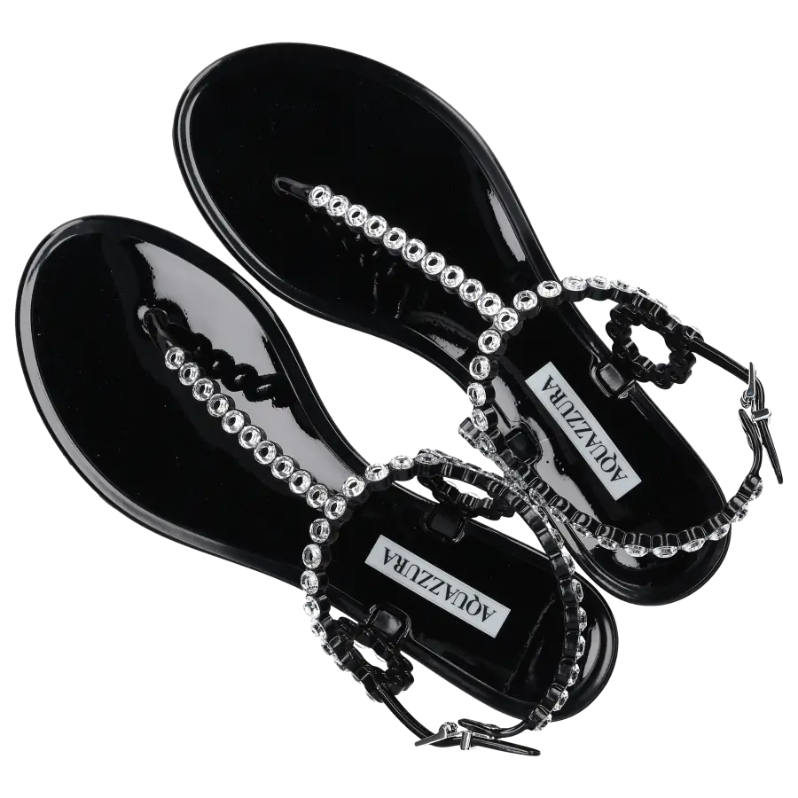 Aquazzura - Sandalen ALMOST BARE PVC - schwarz