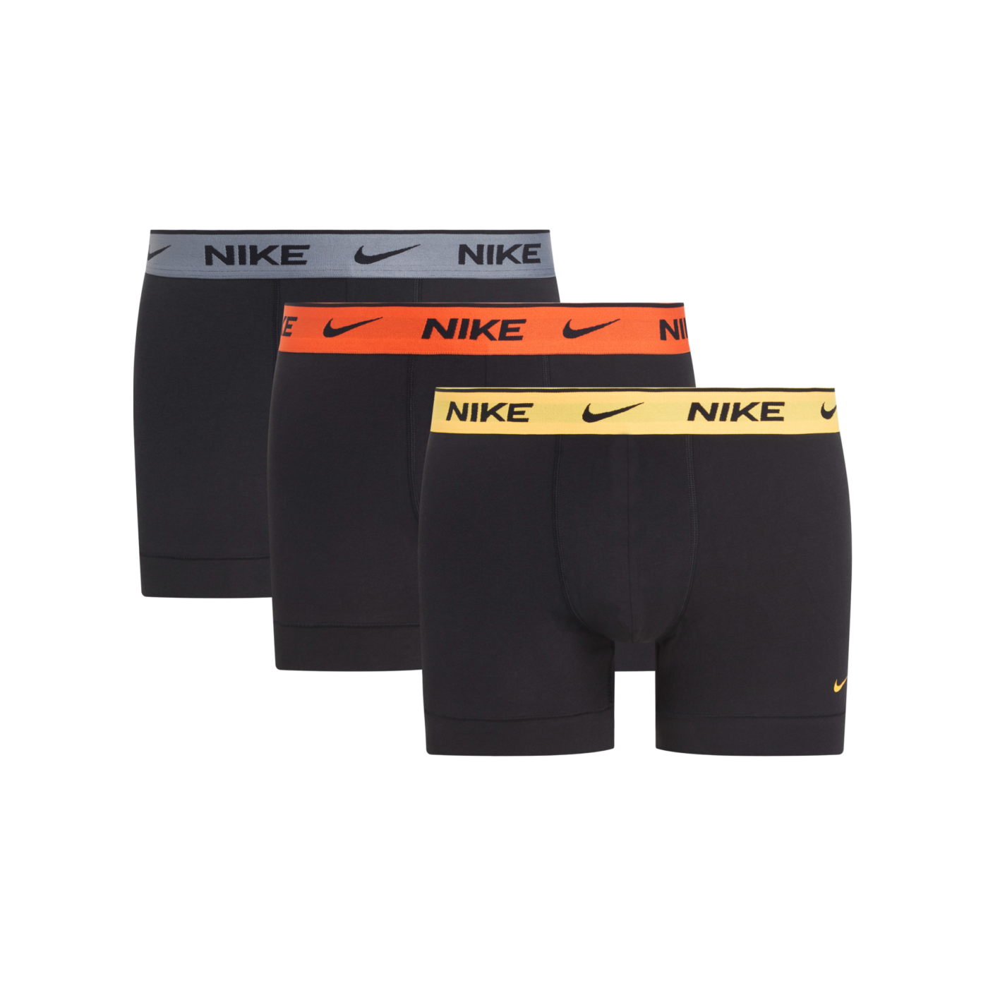 Nike Cotton Trunk Boxershort 3er Pack Schwarz FMSK