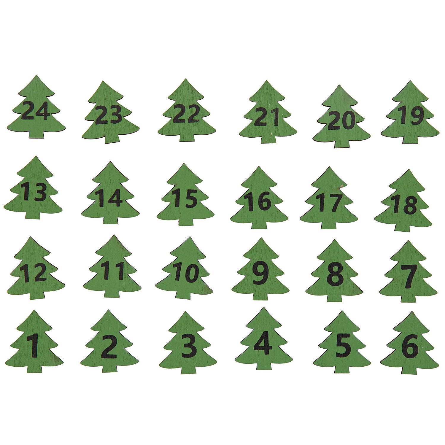 Adventskalenderzahlen 