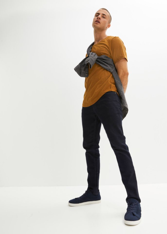 T-Shirt aus Bio Baumwolle mit Brusttasche (2er Pack)