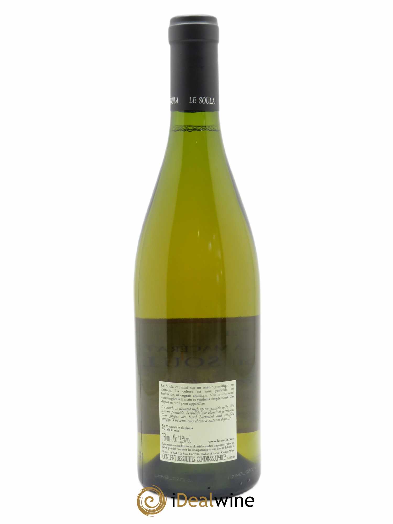 IGP Côtes Catalanes Le Soula La Macération du Soula  2021 - Lot de 1 Bouteille