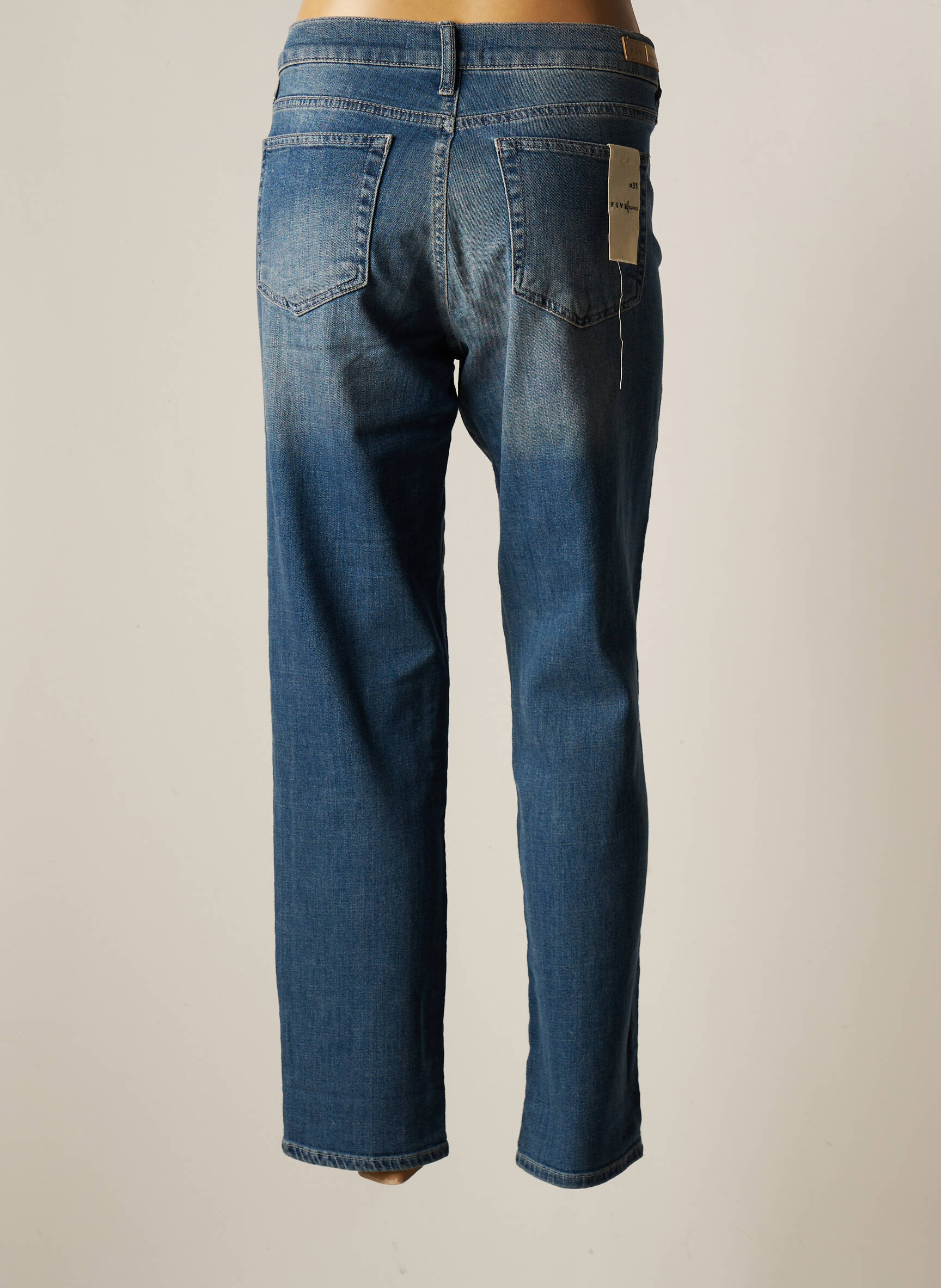 Five Jeans Coupe Droite Femme couleur bleu