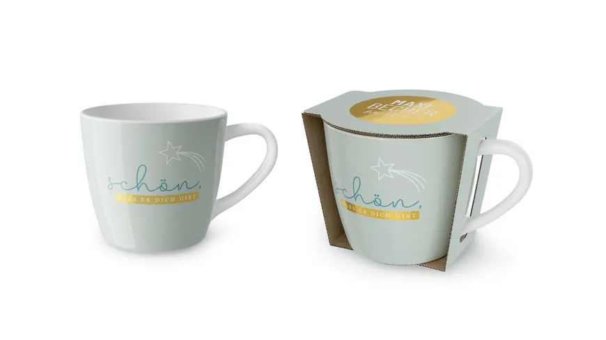 Geschenk für Dich Maxibecher Komet