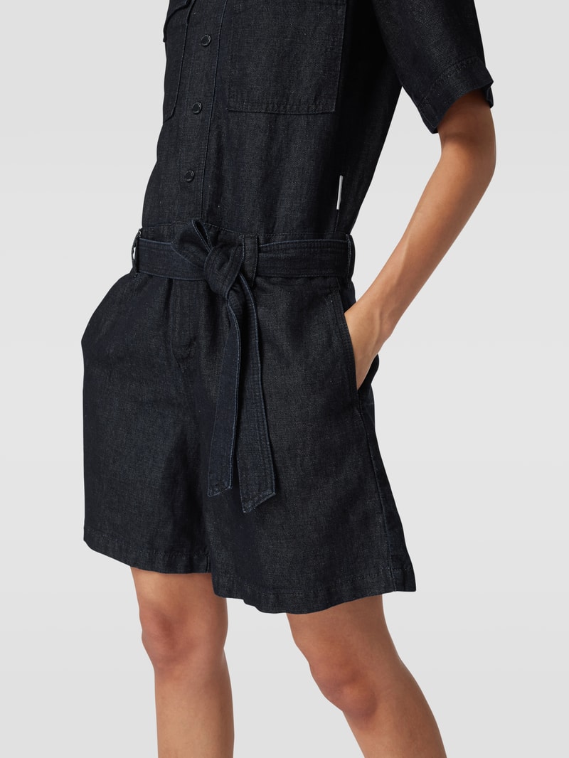 Playsuit im Denim-Look in jeans
