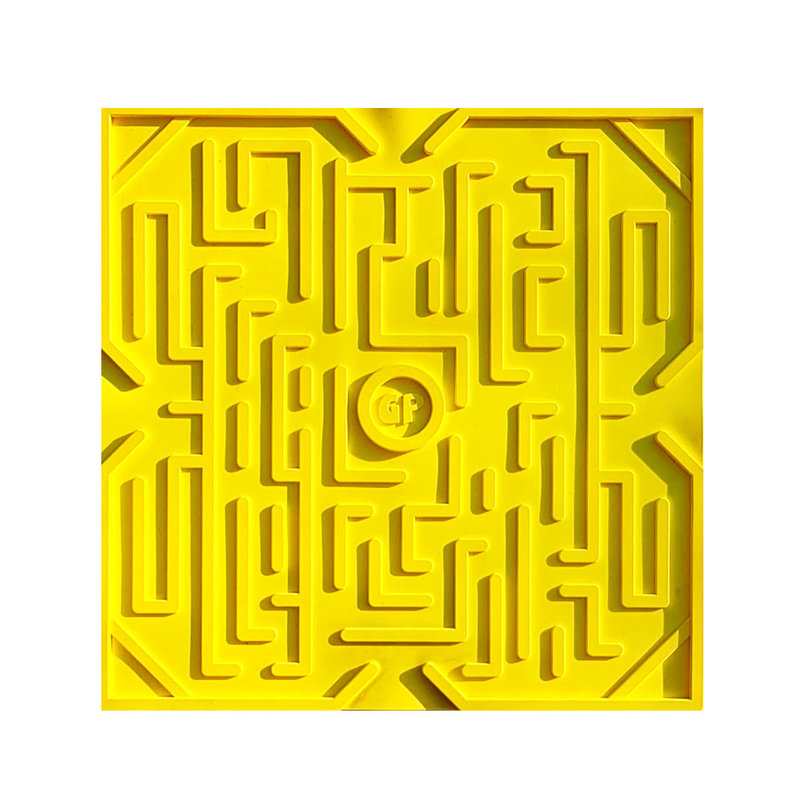 Tapis de jeu pour billes jaune GAMEPLAK