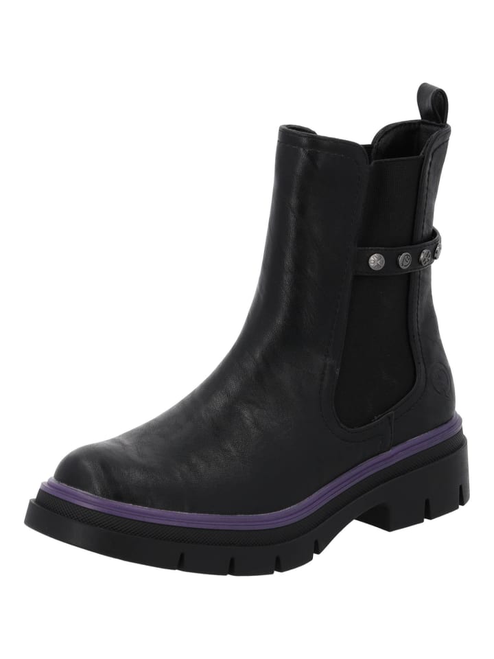 palado Chelsea Boots in black/purple günstig kaufen