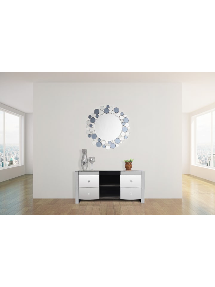 Kayoom Wandspiegel Aenea in Silber / Grau günstig kaufen onesize