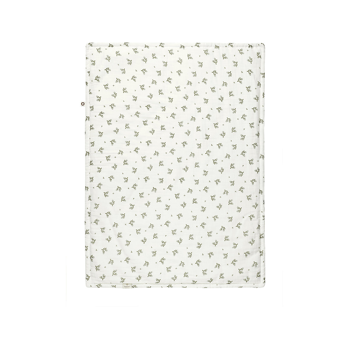 Decke Für Die Wiege Blooming Clover 75X100 Cm Moltontücher