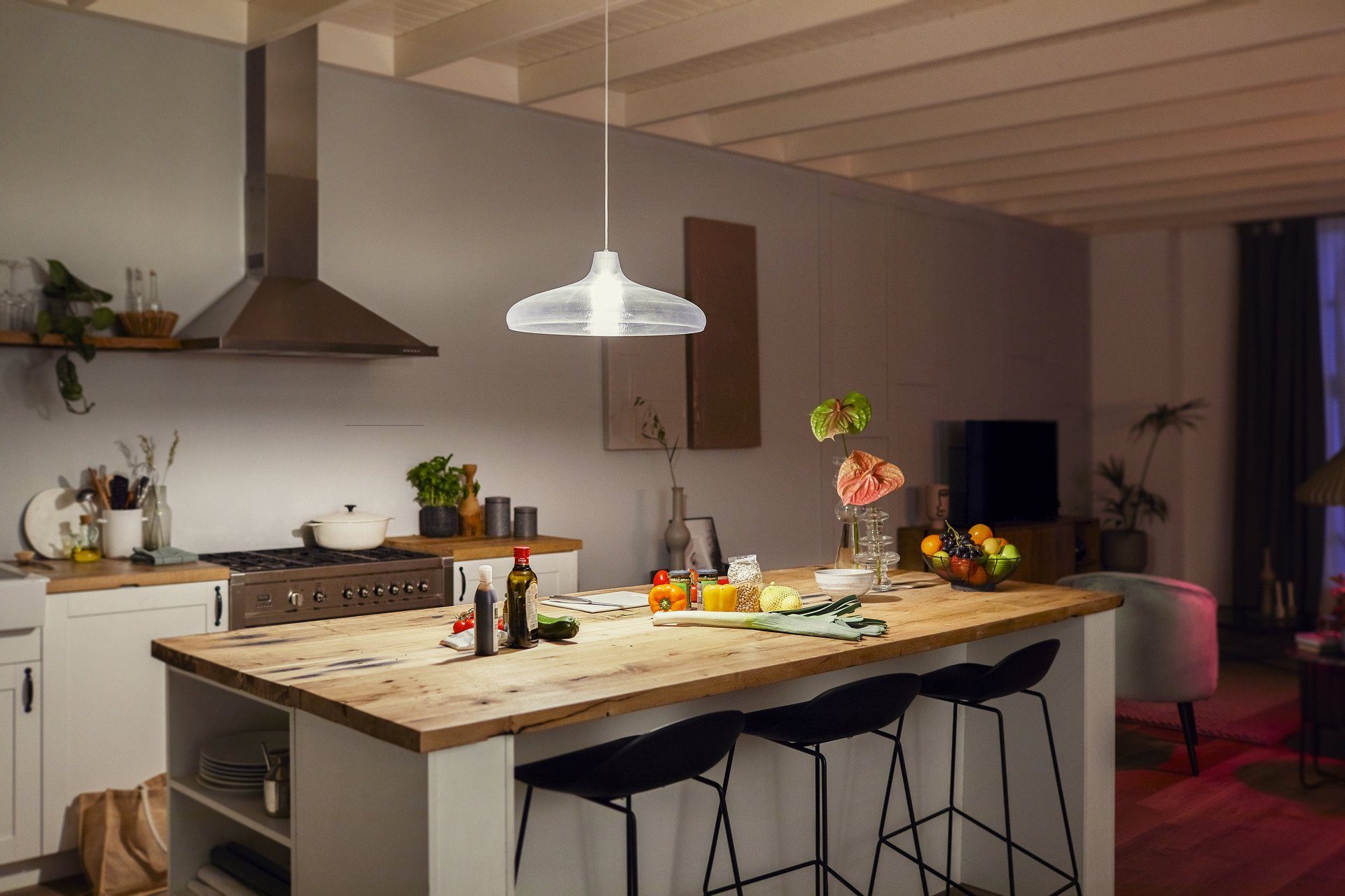 Philips Hue LED-Leuchtmittel White E27 Einzelpack 1100lm 100W!, E27, 1 St., Warmweiß