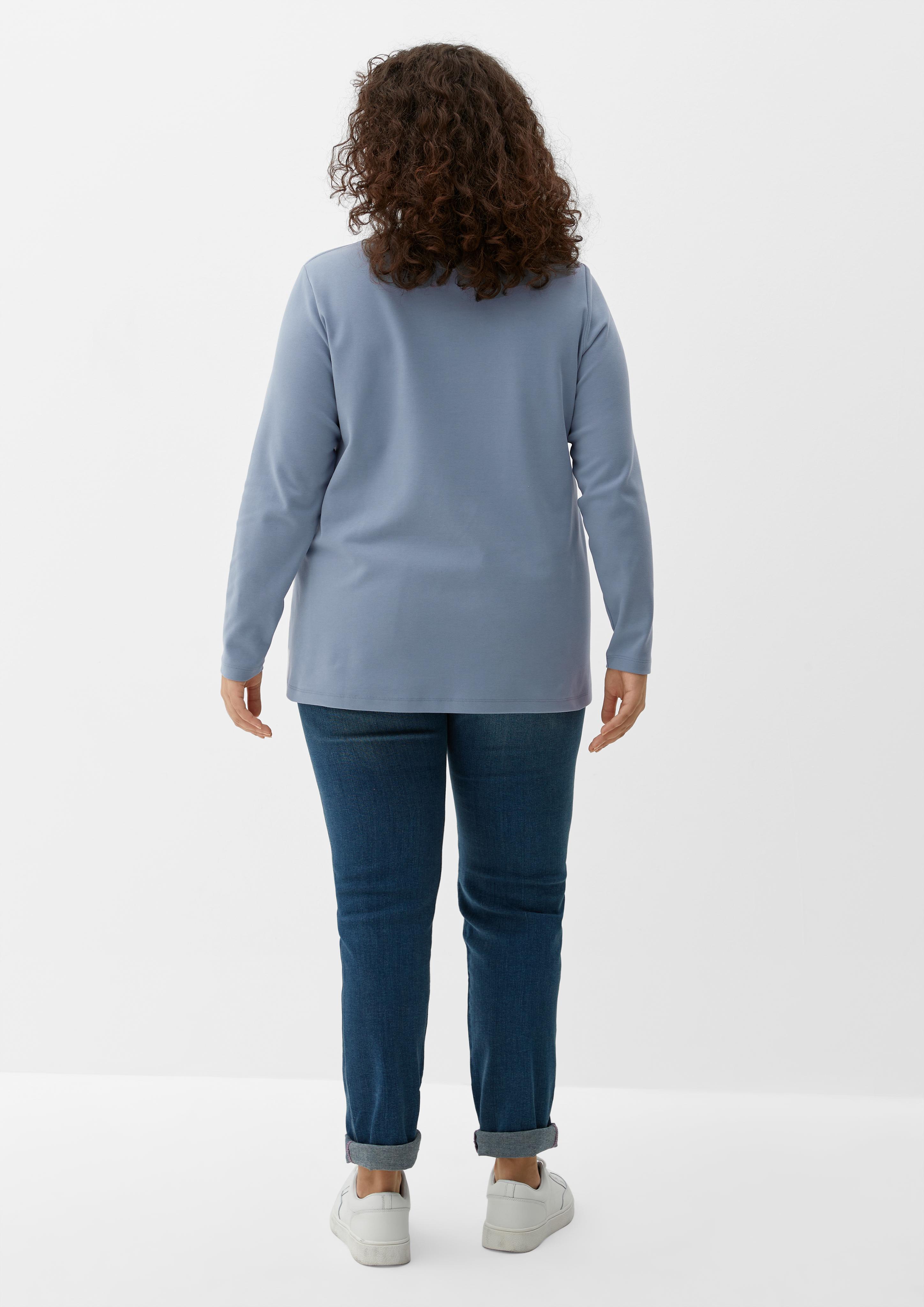 Langarmshirt aus Baumwollstretch  2129188-52D2