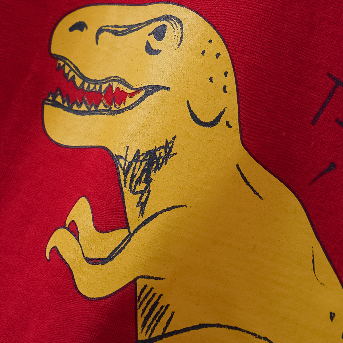 Baby Langarmshirt mit Dino-Print