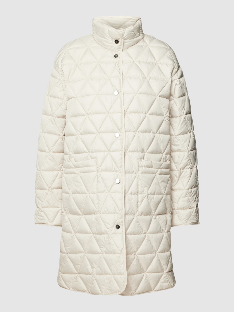 Steppjacke im Oversized-Look mit Solarballfüllung in ecru