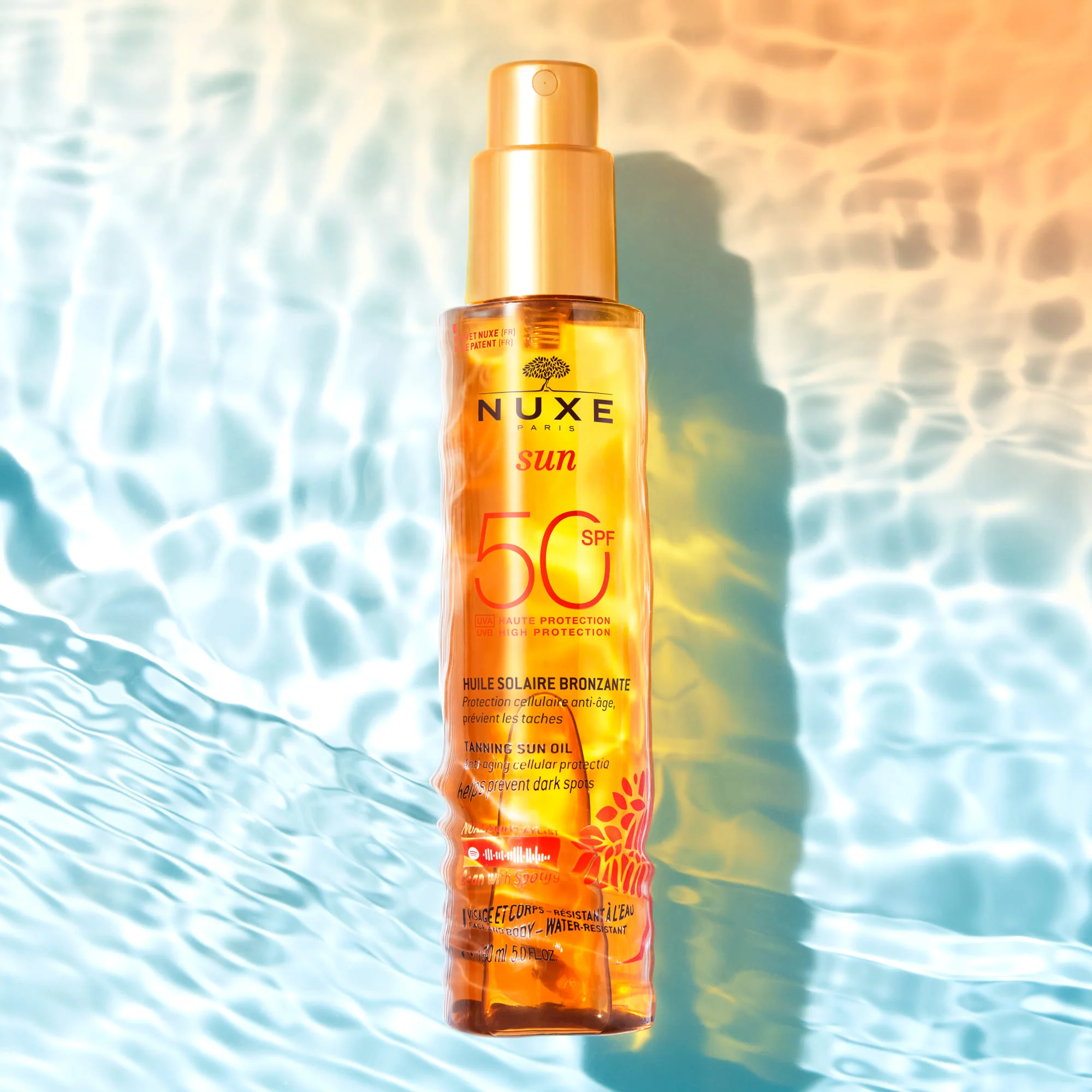 Sun Face and Body Sun Oil SPF50 - High protection body sun oil, High protection face sun oil.