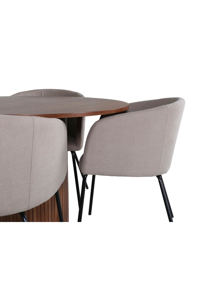 ebuy24 Essgruppe Bianca 21 Braun 110 x 110 cm günstig kaufen onesize