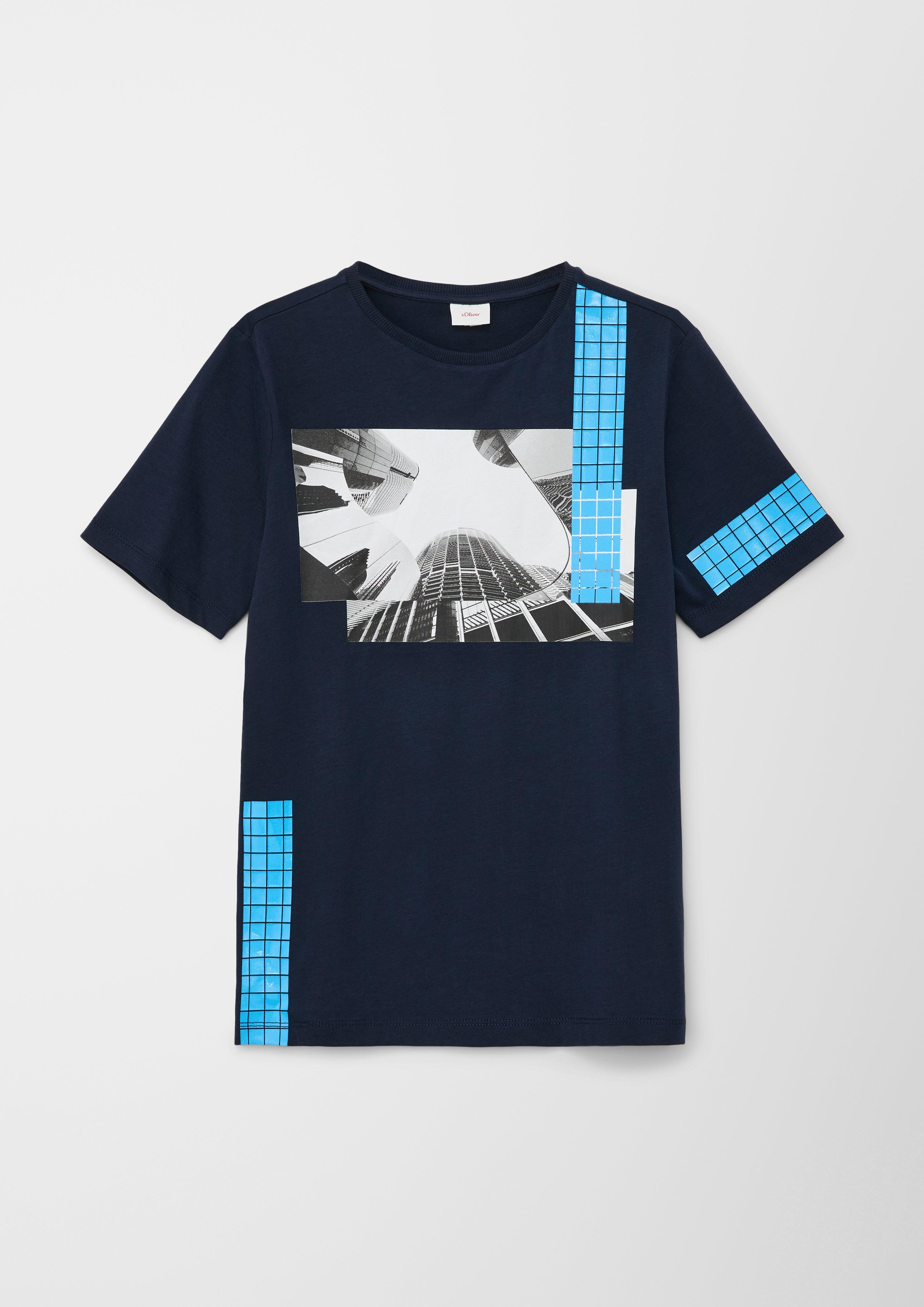 T-Shirt mit Frontprint  2128192-5952