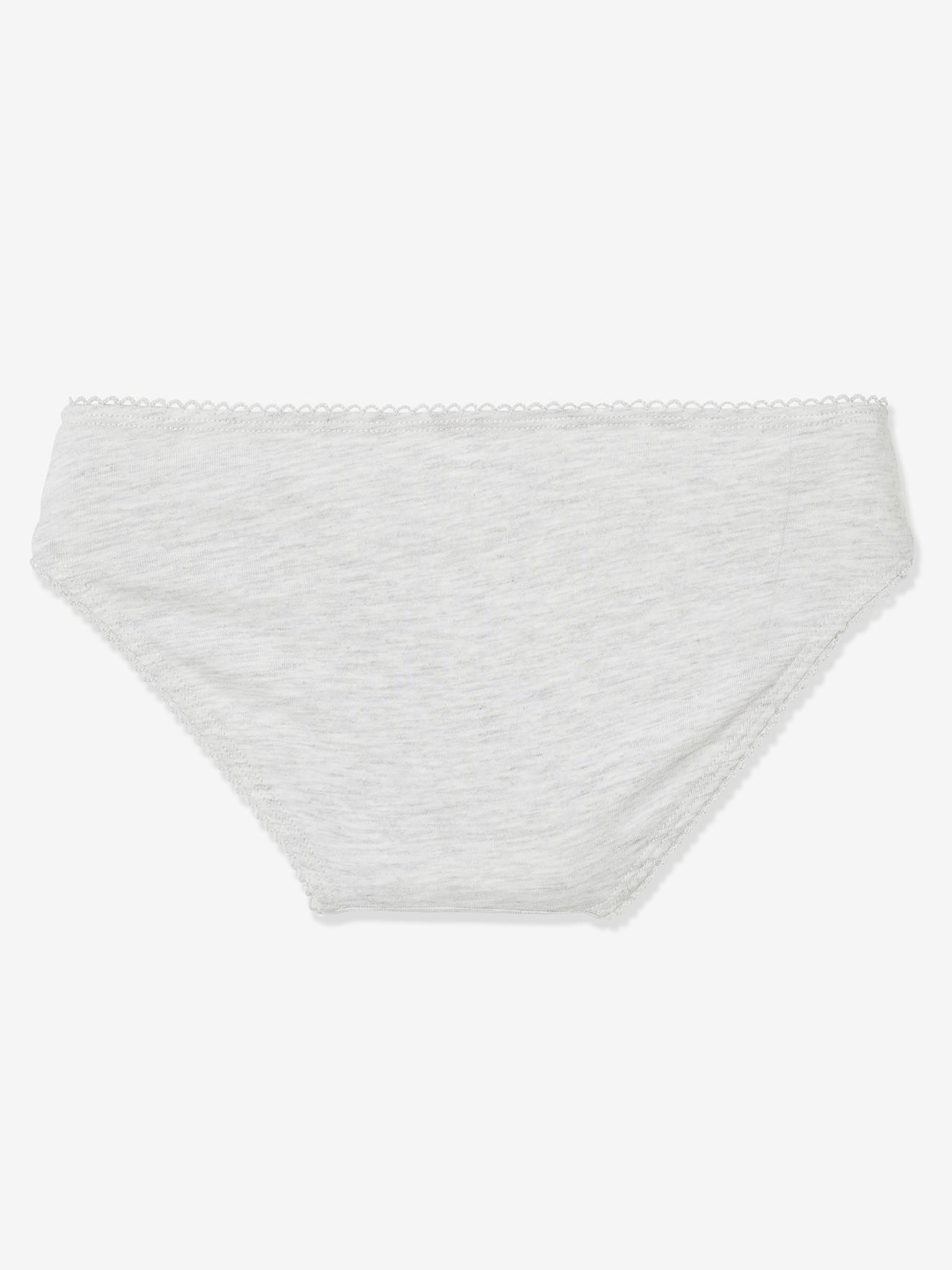 Lot de 7 culottes fille semainier BASICS lot ivoire