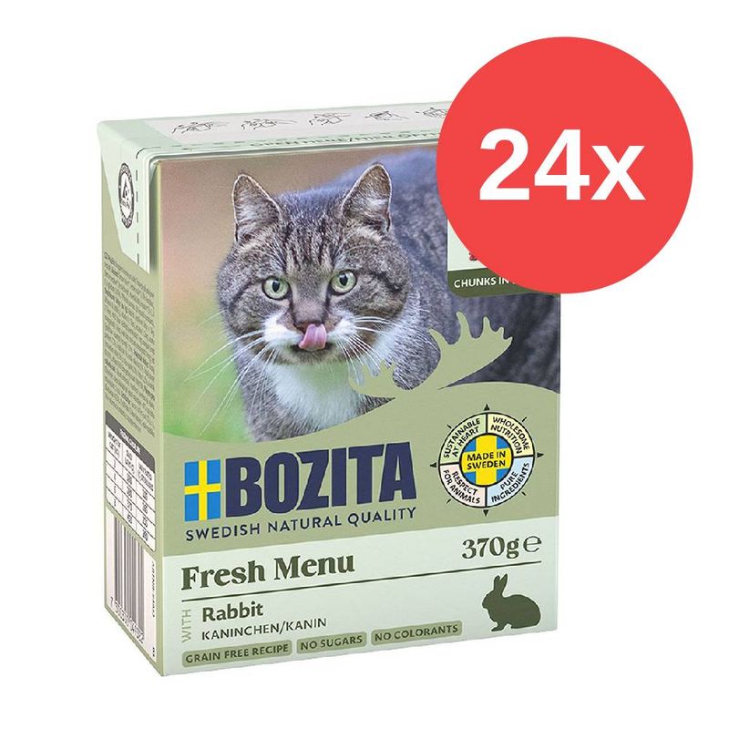 Sparpaket Bozita Tetra Häppchen in Soße 24 x 370 g
