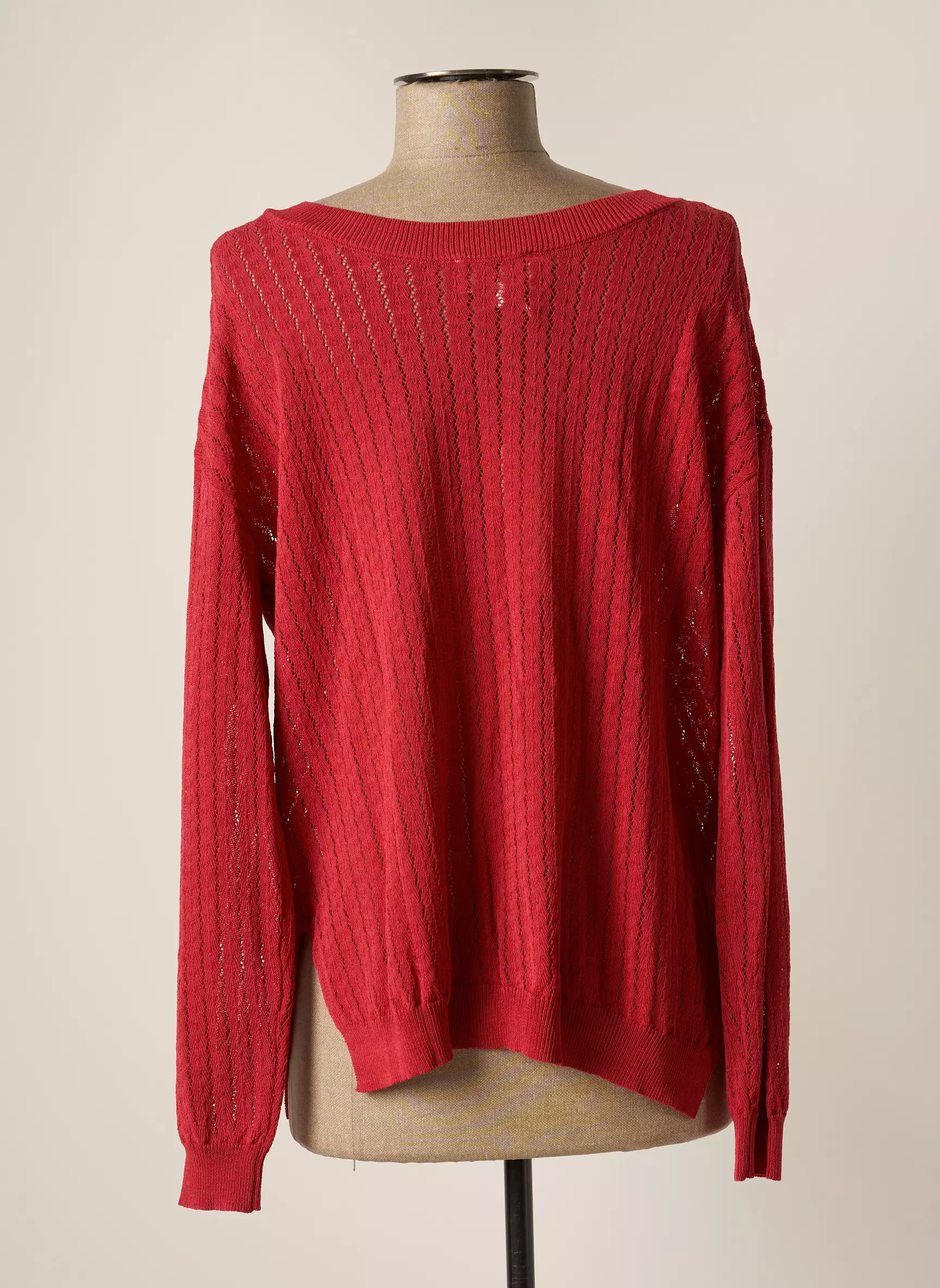 Grace Mila Pulls Femme couleur rouge