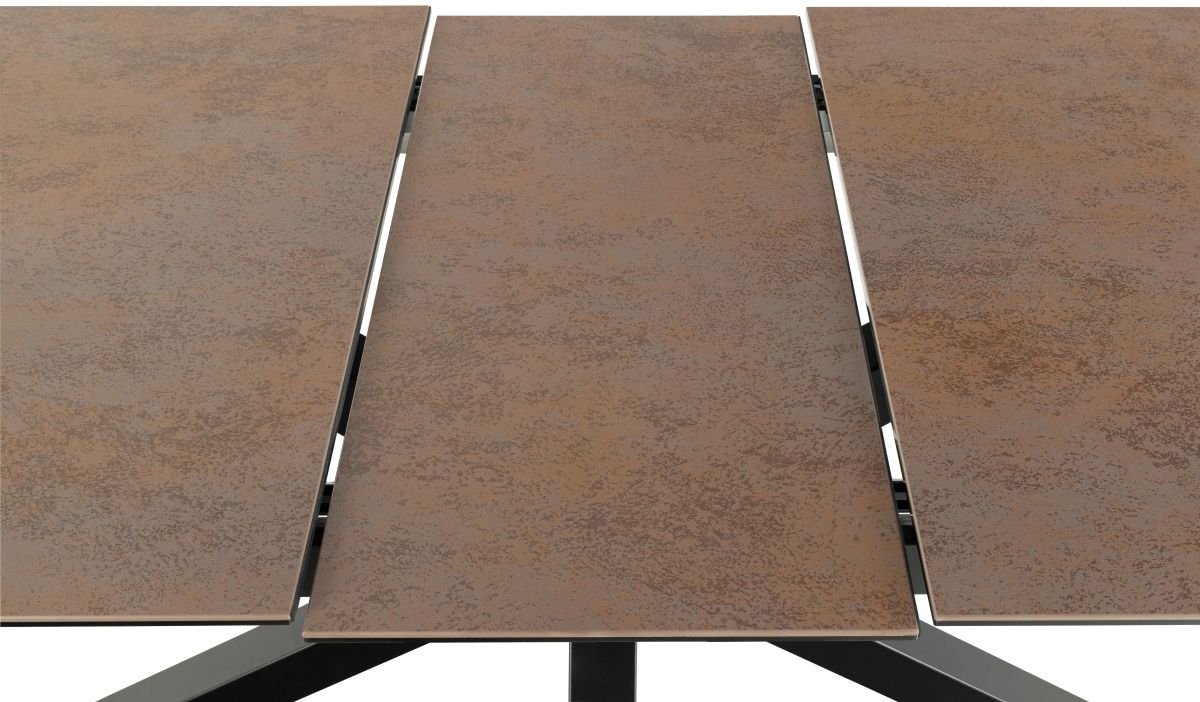 Ausziehtisch Heaven Keramik Braun 168 cm