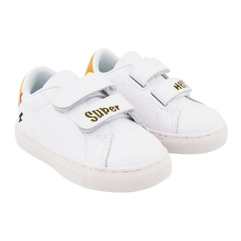 Baskets en cuir Mini Edith super hero