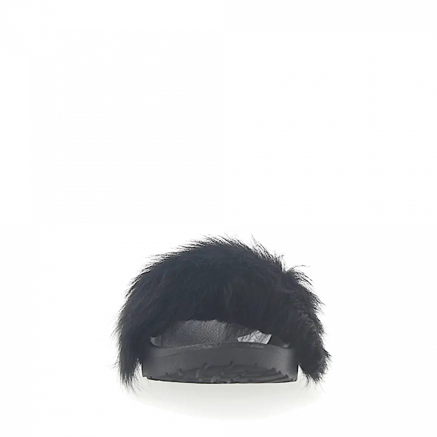 UGG - Sandalen Fellschaft schwarz - schwarz