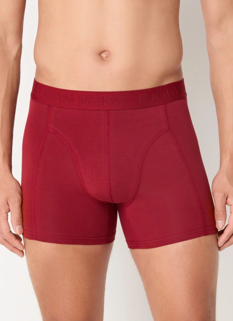 Boxers Björn Borg avec bande logotée, en coffret cadeau de 9.