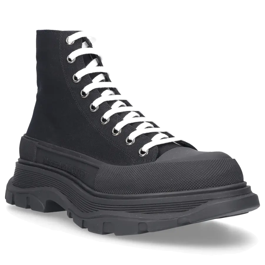 Alexander McQueen - Sneaker high W4L32 Canvas - schwarz
