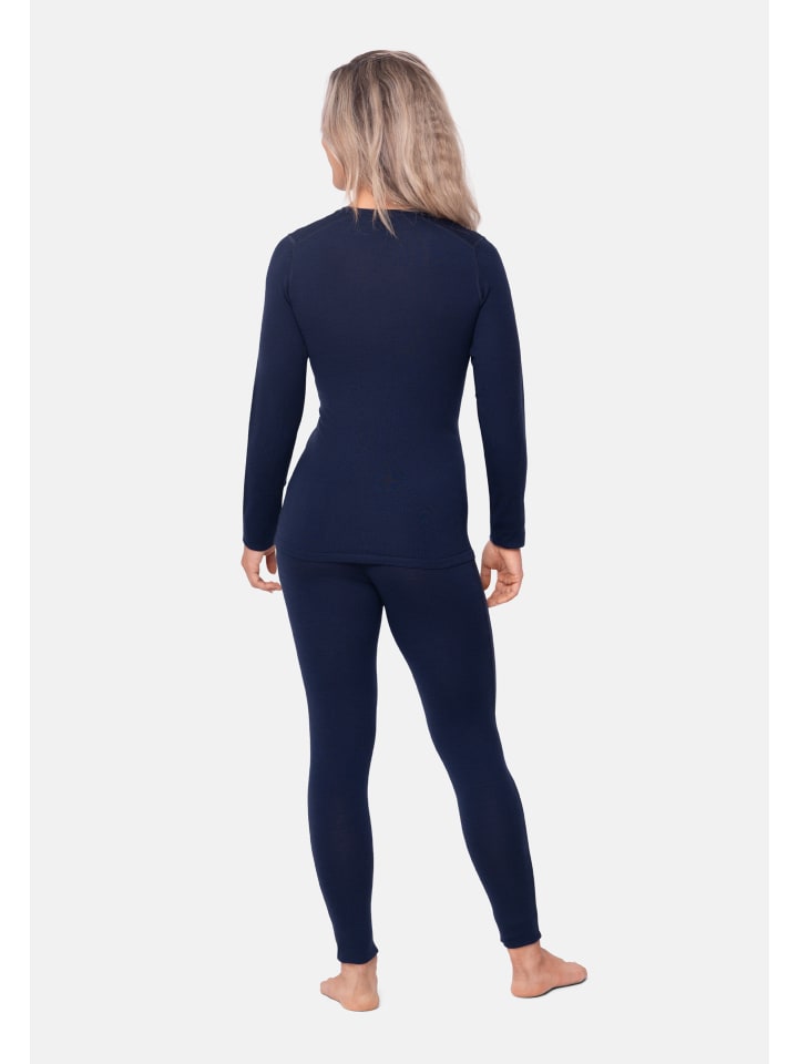 DANISH ENDURANCE Baselayer-Set Merino Baselayer in dark navy günstig kaufen