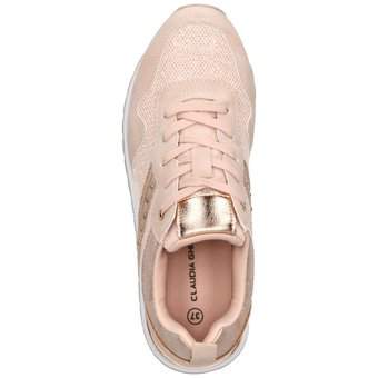 Claudia Ghizzani Plateau Sneaker in rosa